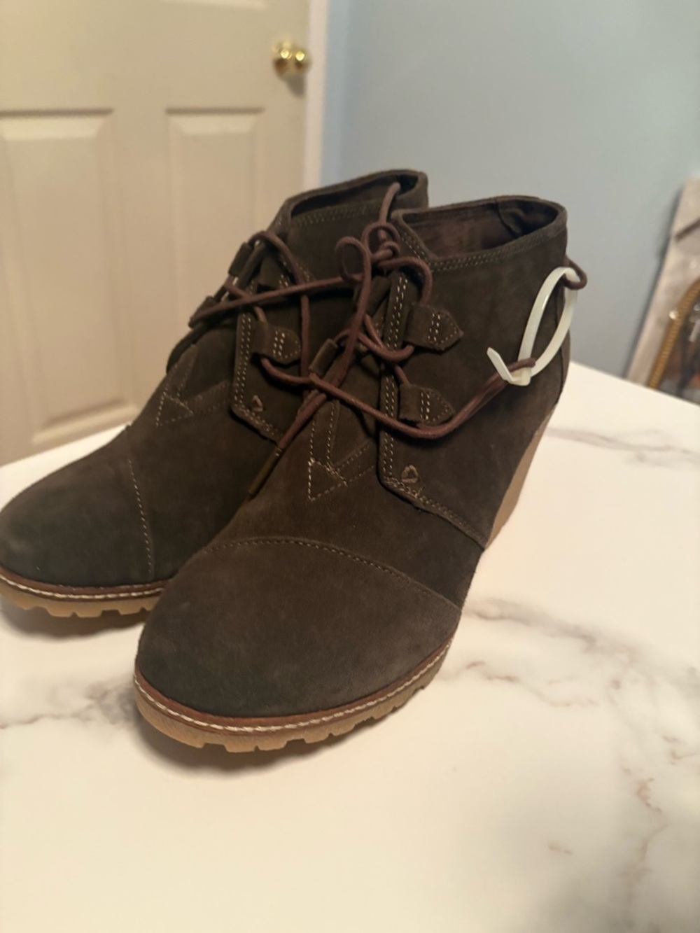 Wedge Ankle Boots🤎